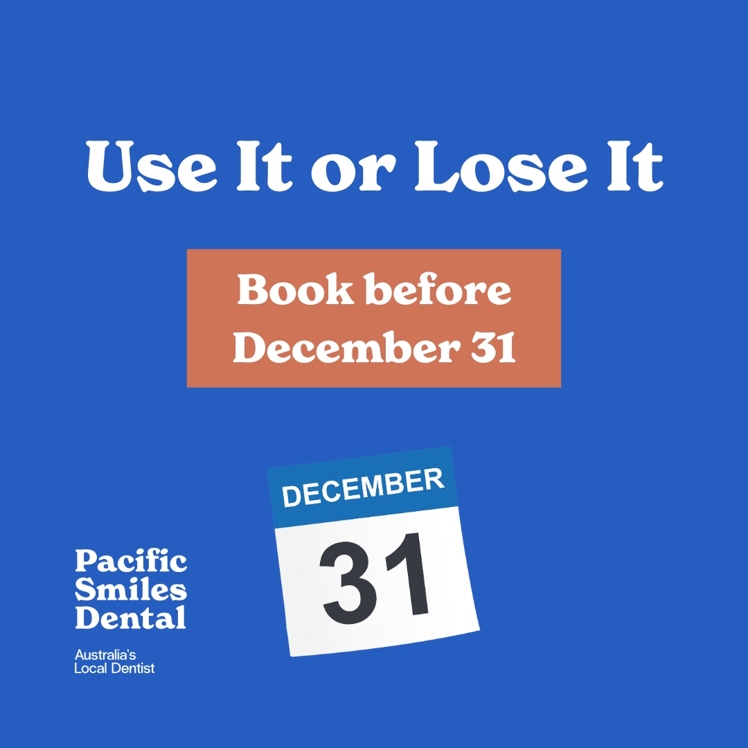 Use it or Lose it at Pacific Smiles Dental!!