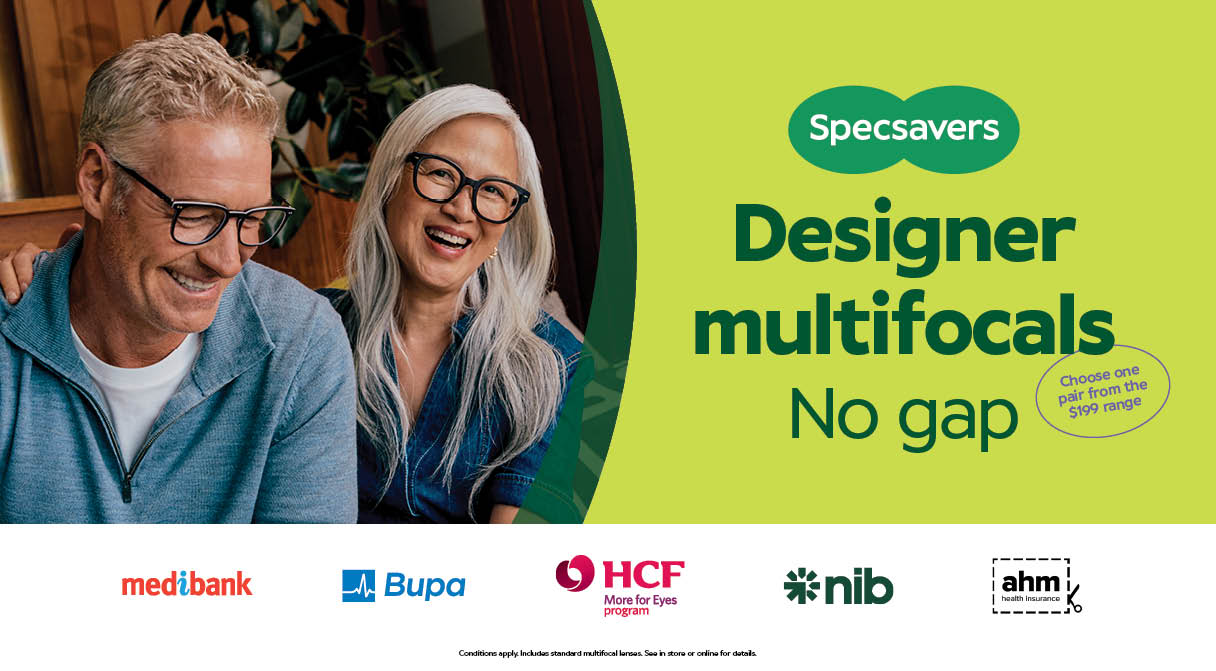 Specsavers – Designer Multifocals No-Gap!