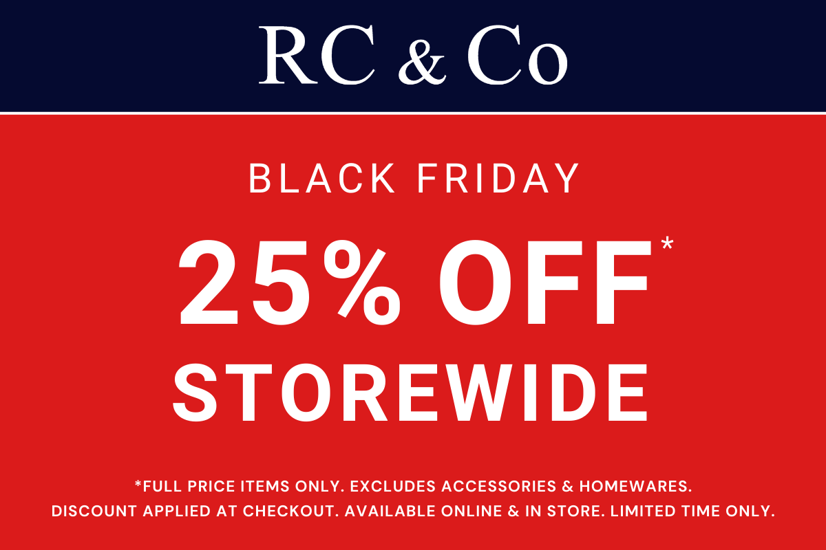 RC & Co Black Friday Promotion: Your Style, Upgraded