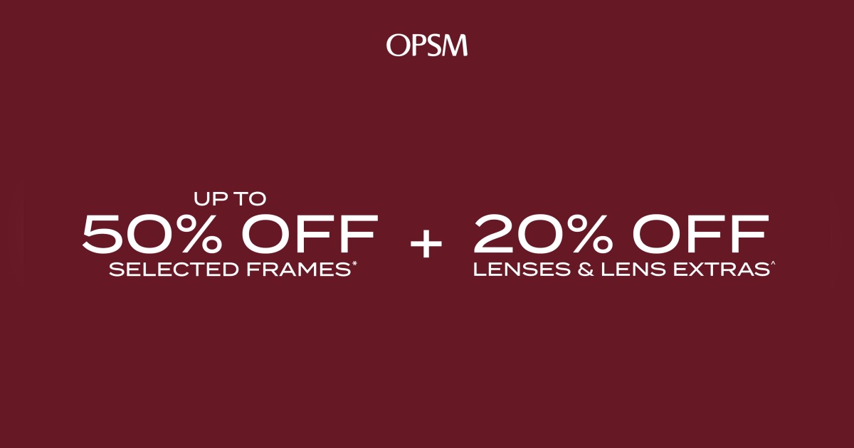 Update Your Eyewear at OPSM