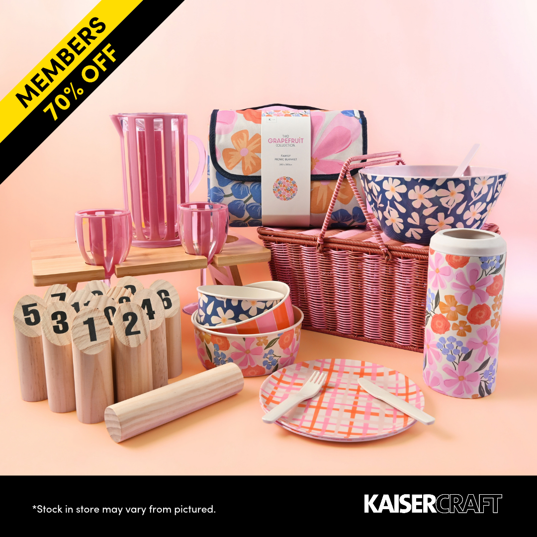 70% Off for Kaisercraft Members!